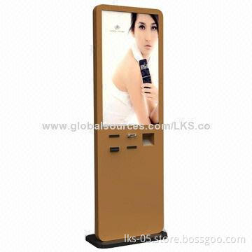 Standalone Kiosk with 42-inch Touch Screen and Thermal Printer